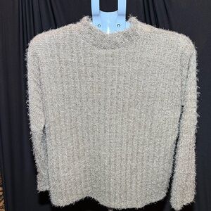 Lane Bryant Cozy Knit Sweater in Cream 0205 Size 10/12